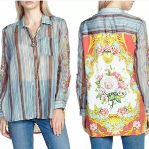 Aratta silent journey, independence, embroidered shirt